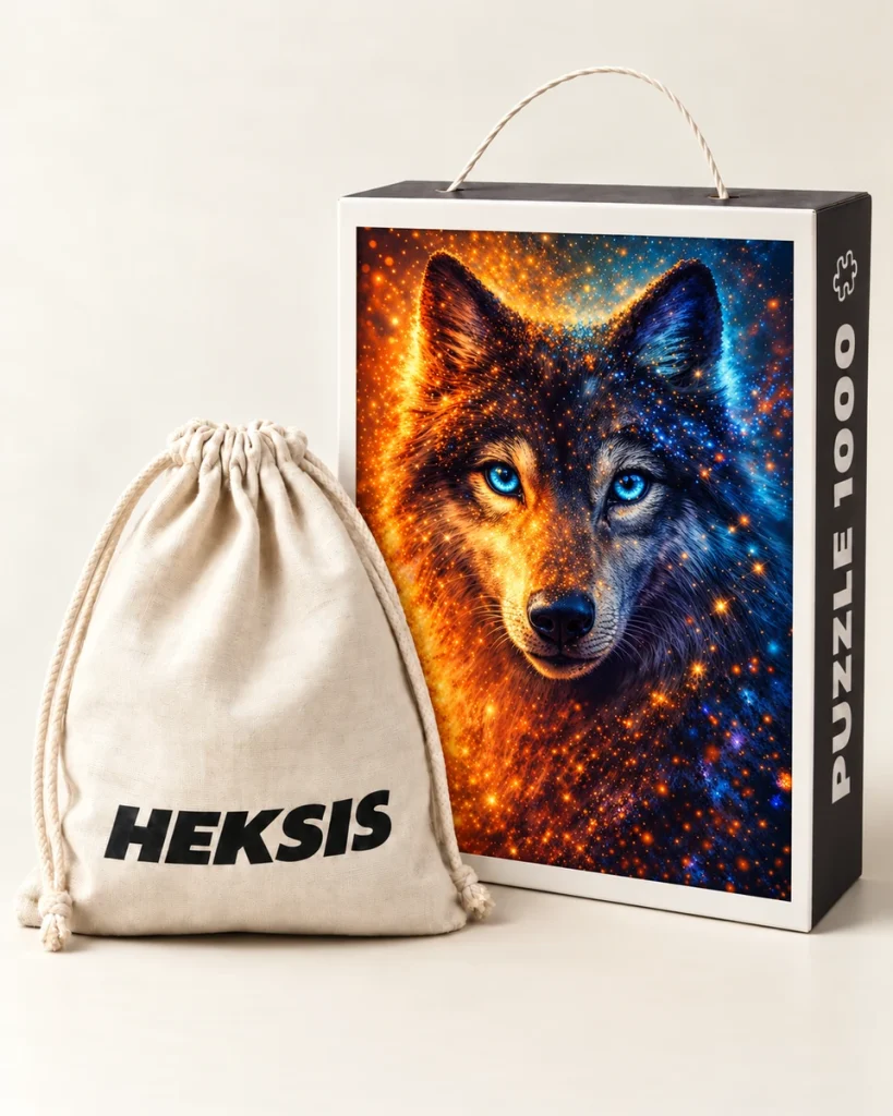Fenrir — Dárková krabice s papírovým uchem a bavlněný sáček v ceně